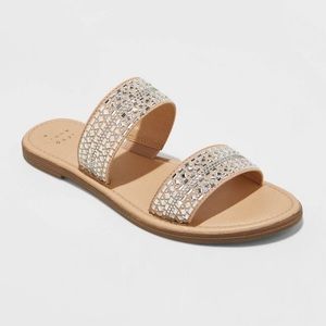 A New Day Target Brand Crystal Sandals 6.5